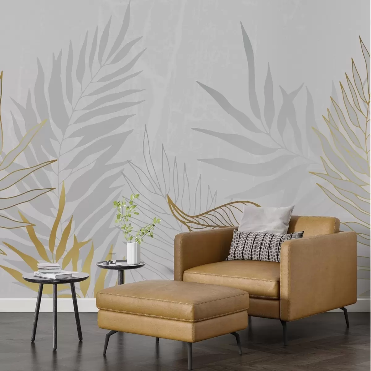 wall murals Тропи у светлим бојама w01997v1