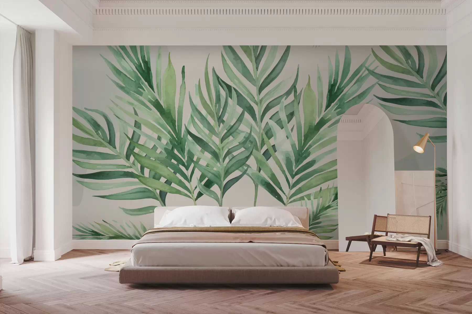 wall murals Бујно зеленило за умирујућу атмосферу w00416