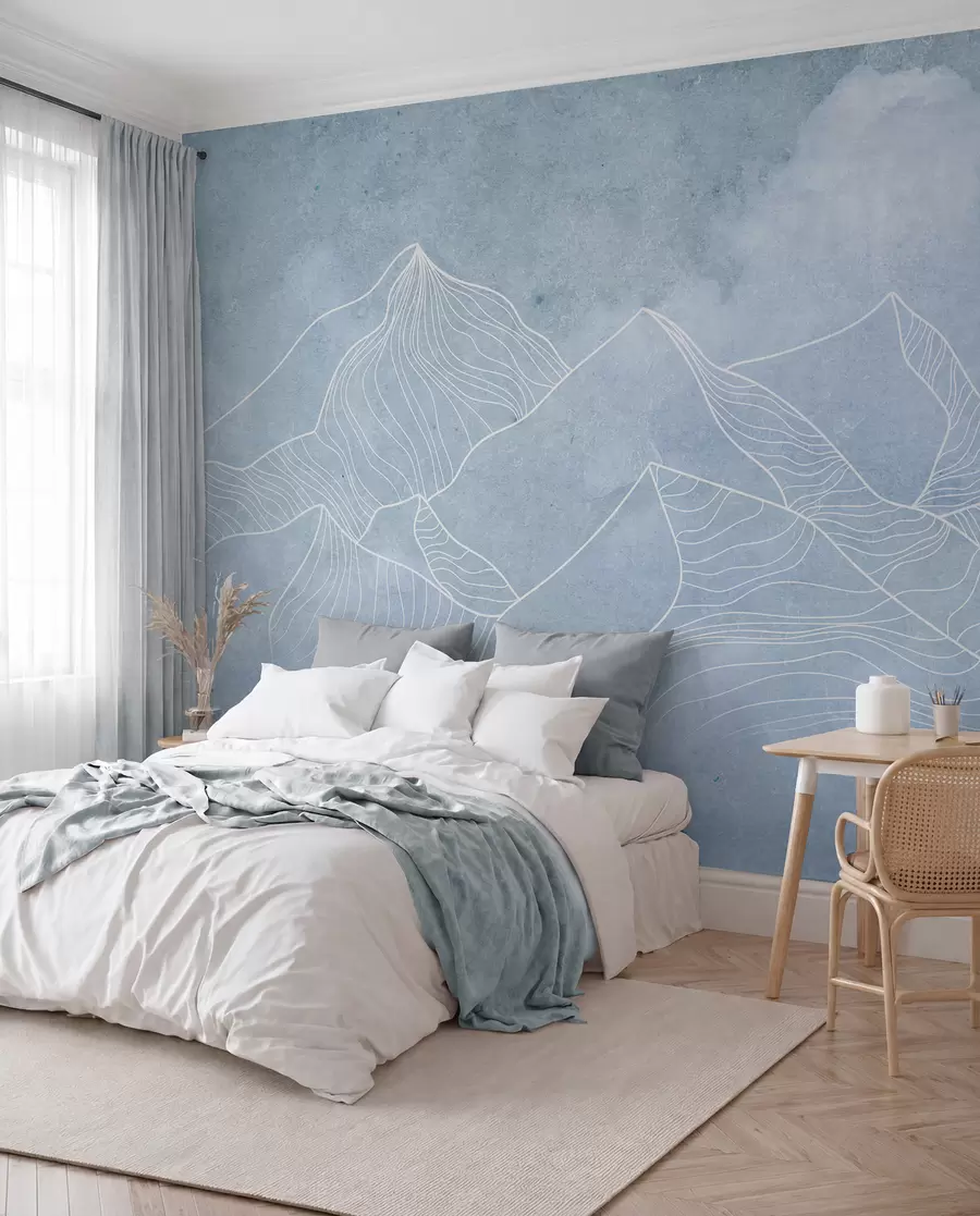 wall murals Мирне планине у меким плавим нијансама u98839v1