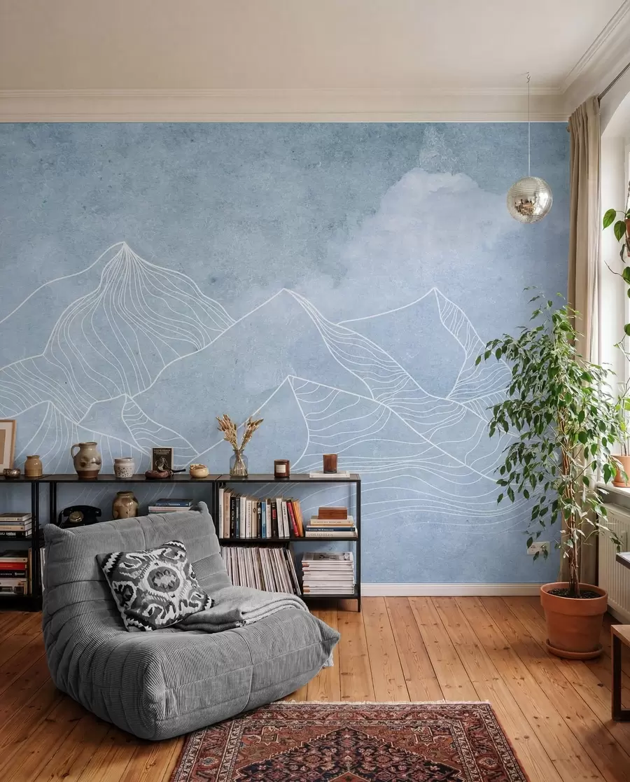 wall murals Мирне планине у меким плавим нијансама u98839v1
