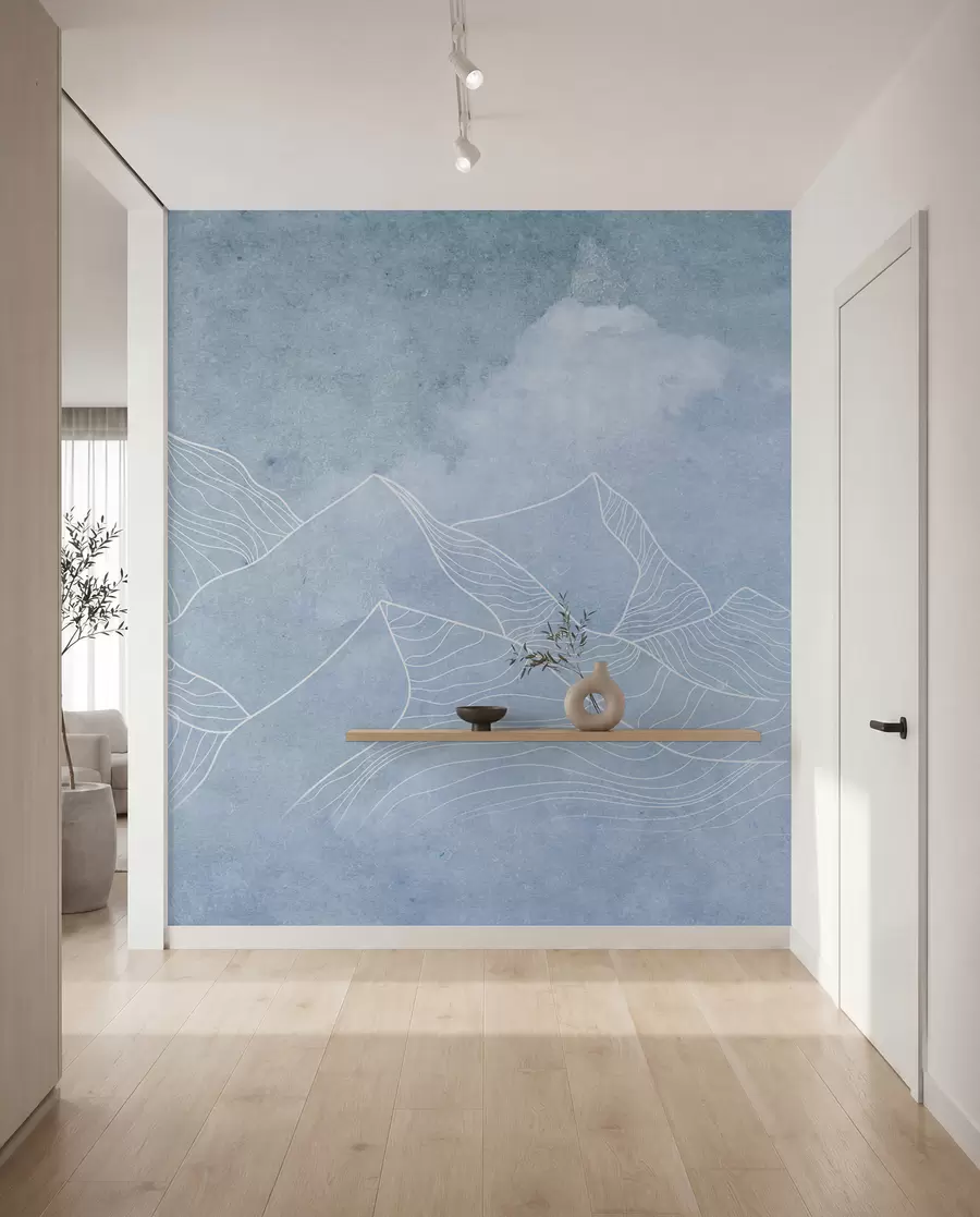 wall murals Мирне планине у меким плавим нијансама u98839v1