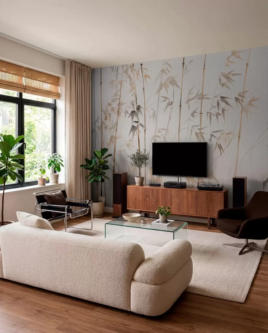 wall murals Акварел бамбус w08390