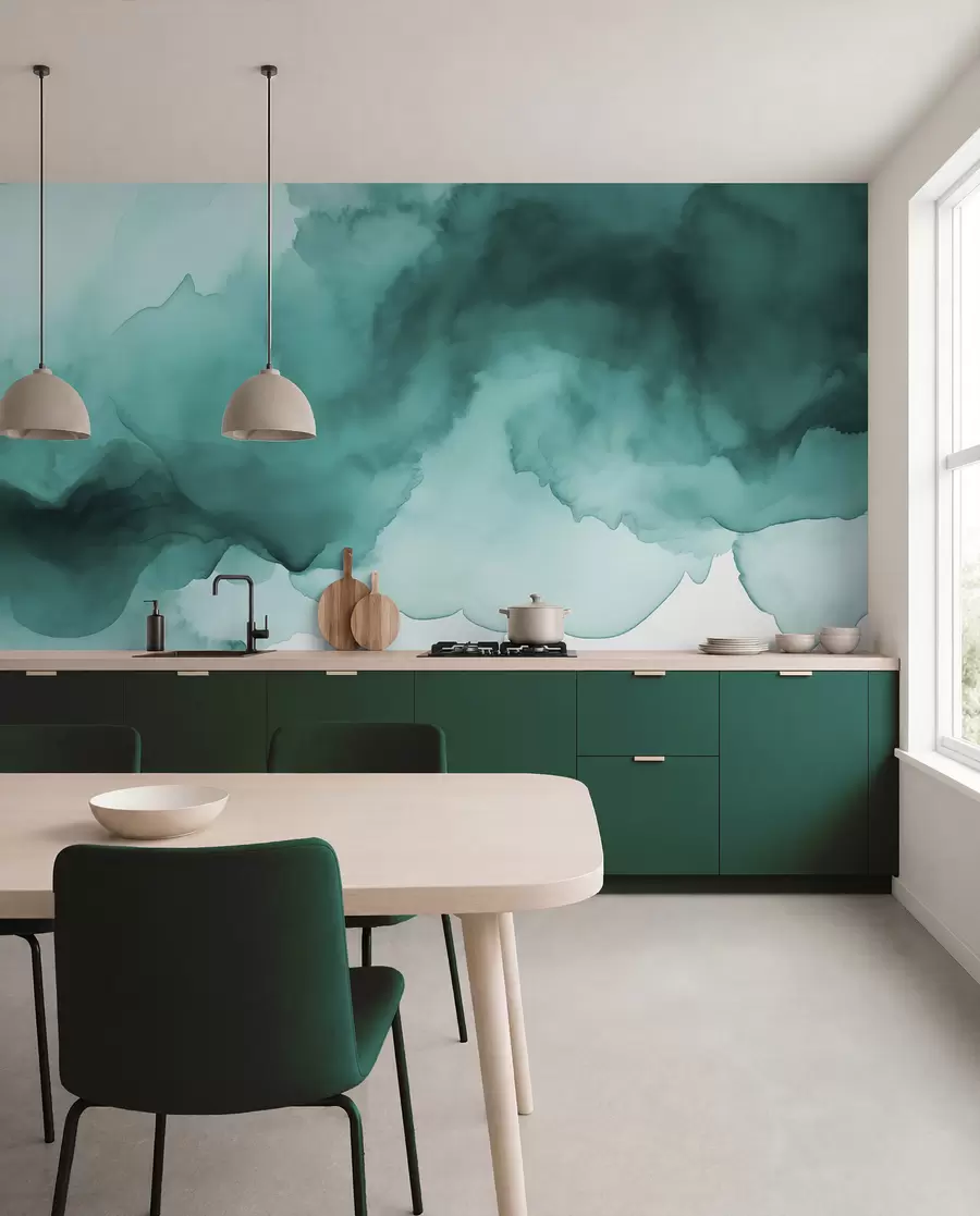 wall murals Апстрактна разблажења боје w02114