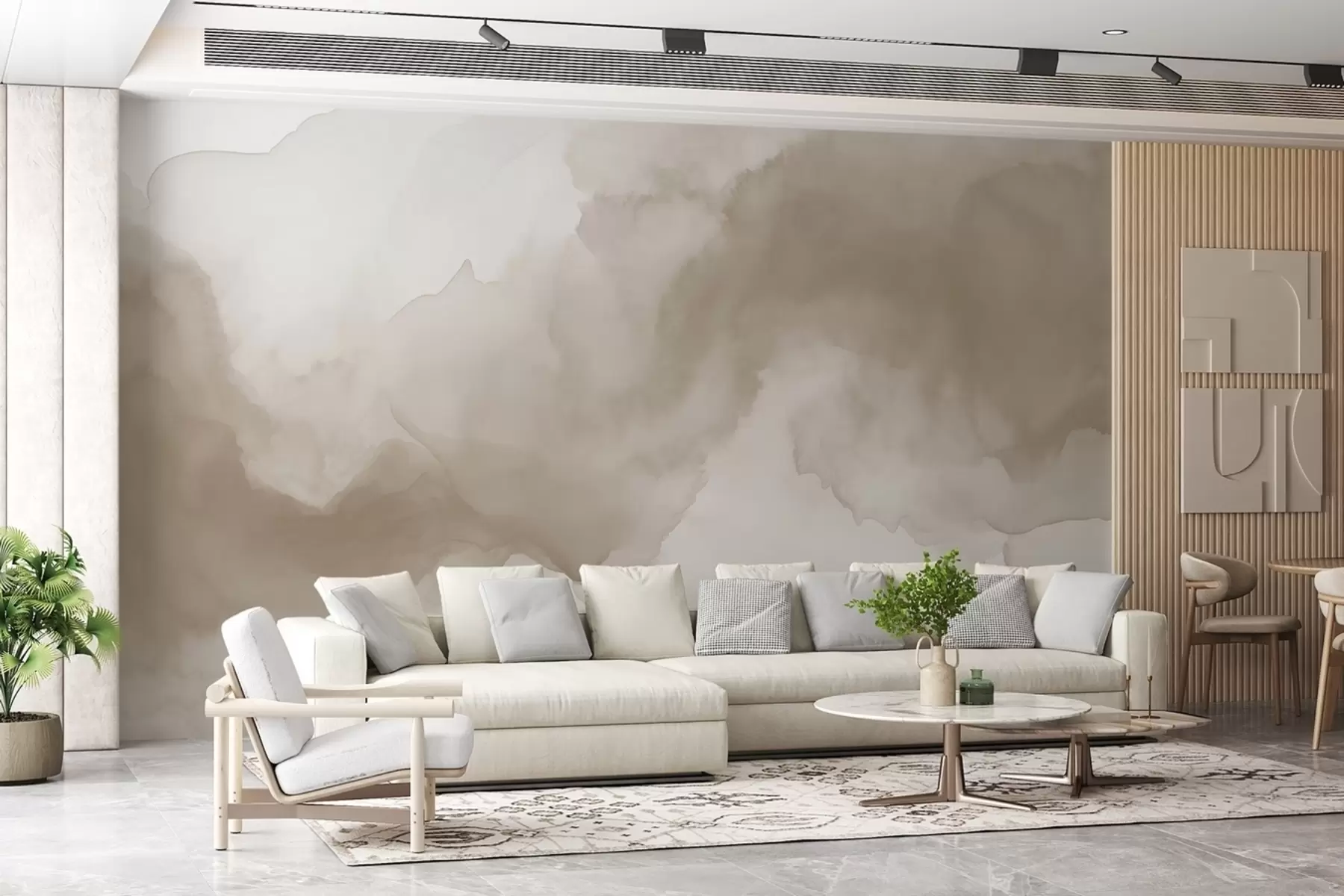 wall murals Апстрактна разблажења боје w02114v1