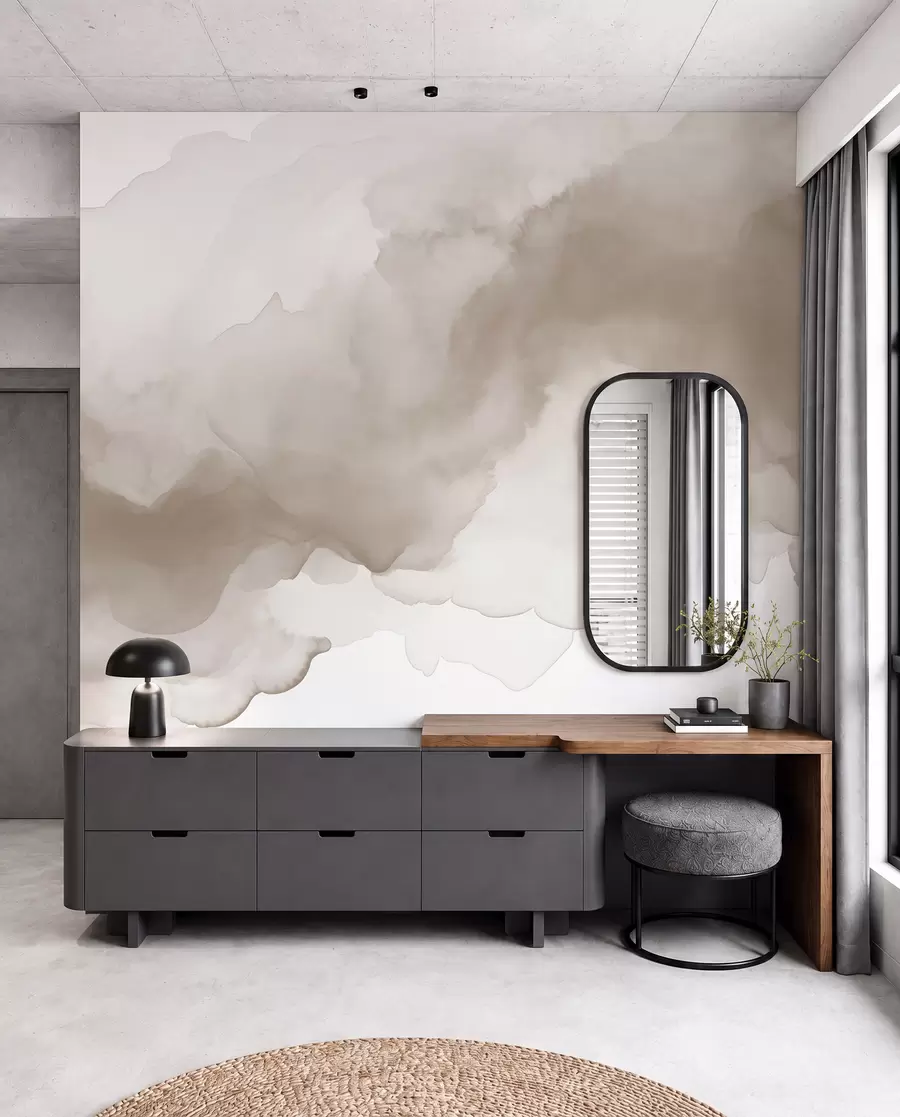 wall murals Апстрактна разблажења боје w02114v1