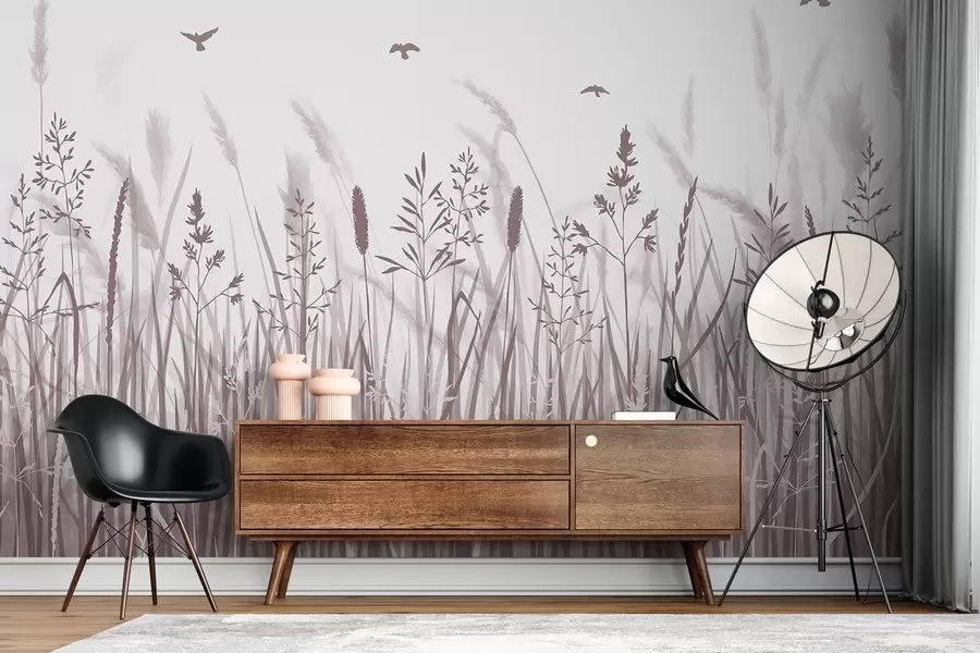 wall murals Поље класја w02119v3