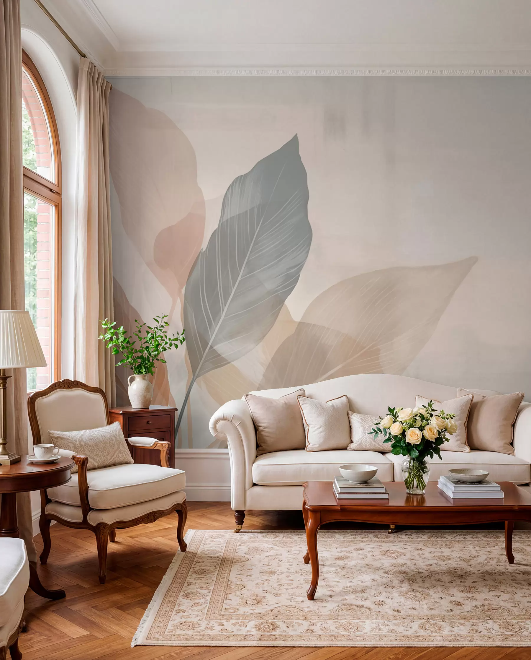 wall murals Ретро листови w02190