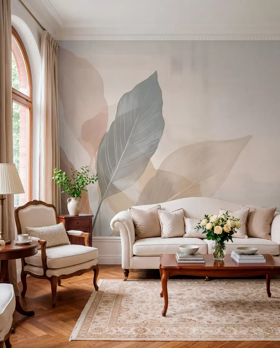 wall murals Ретро листови w02190