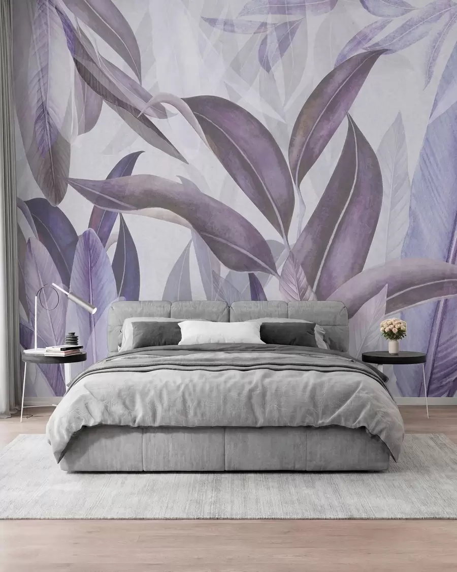 wall murals Елегантно лишће у меким нијансама u94302v2