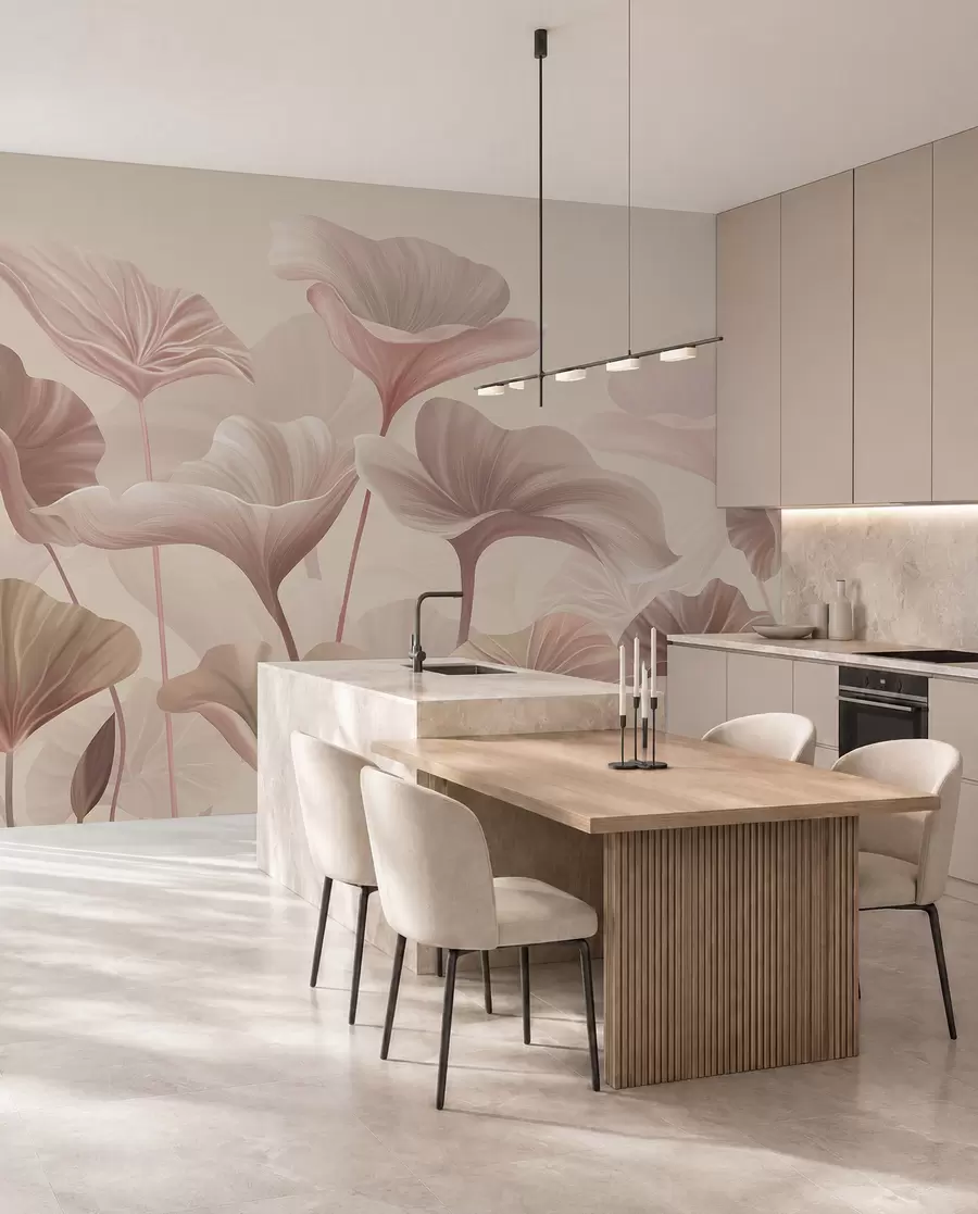 wall murals Меке латице нежних нијанси w00385v1