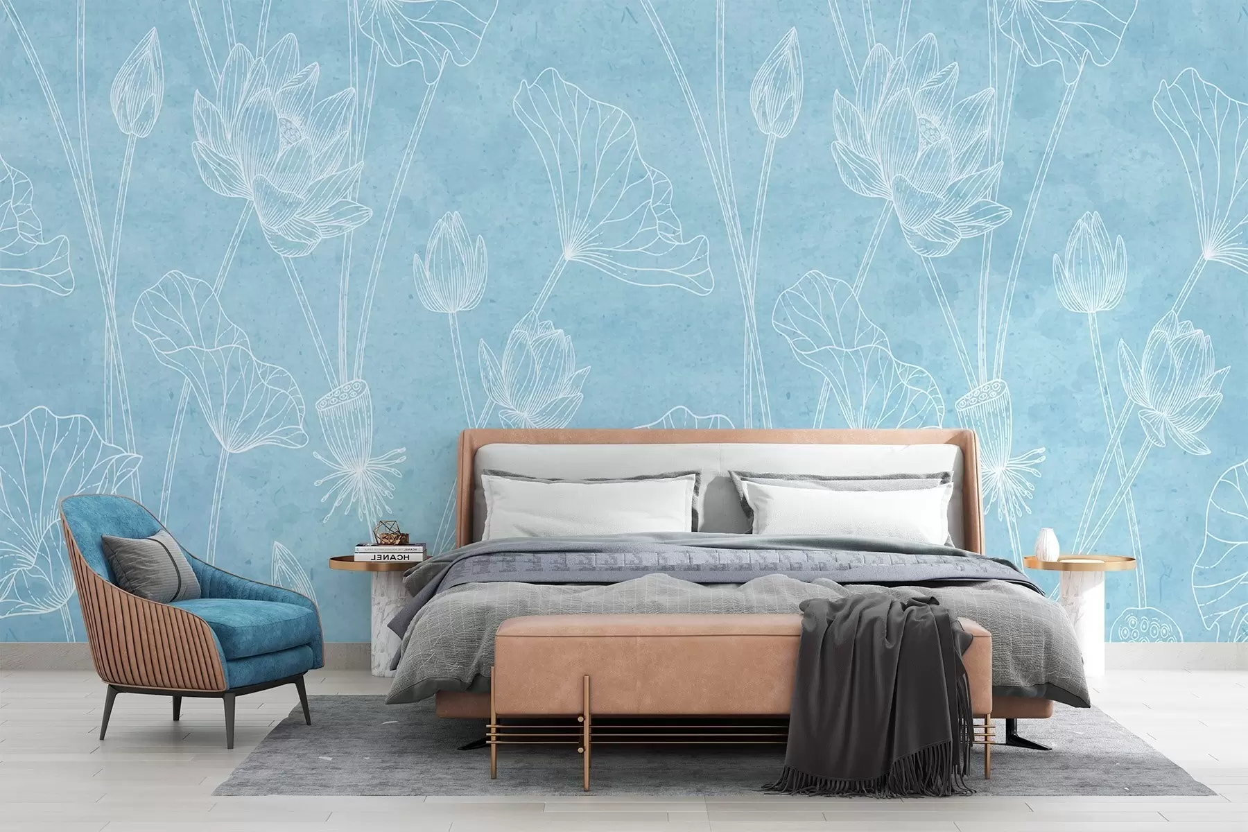 wall murals Лотоси w02212