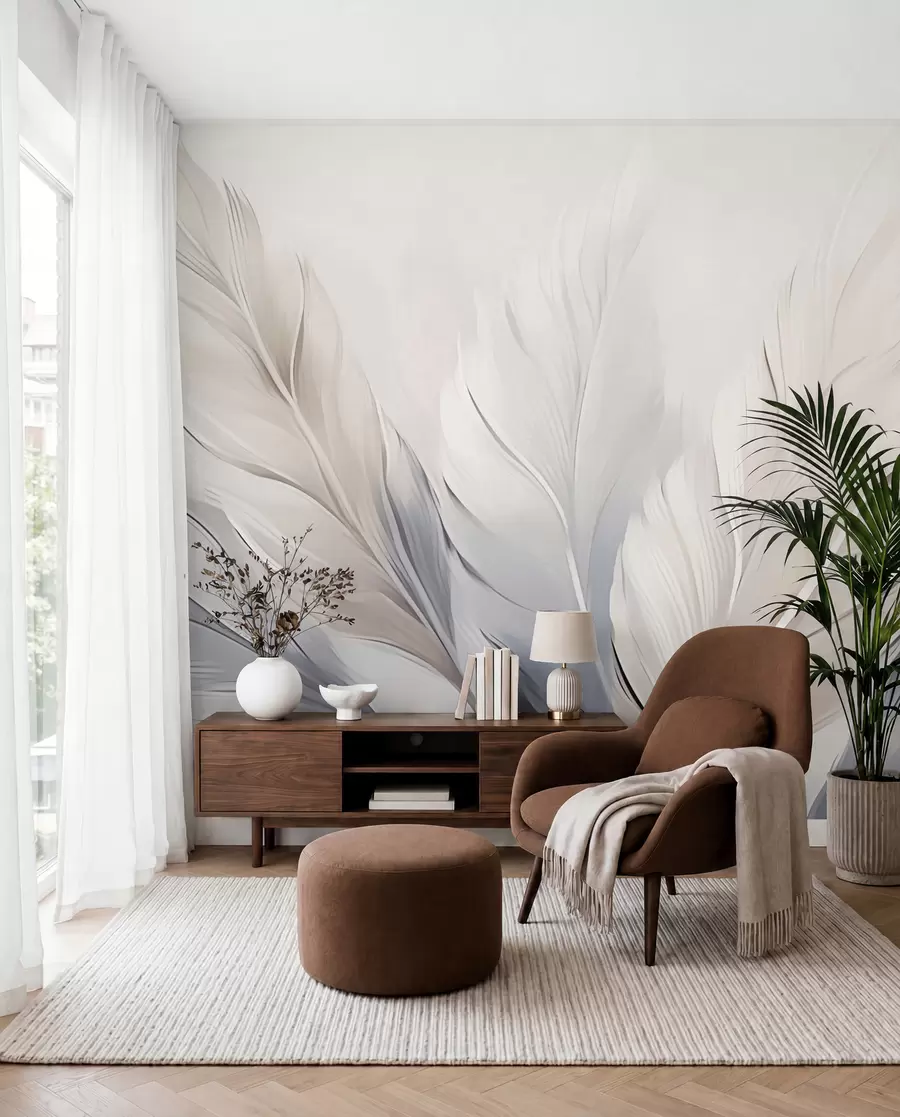 wall murals Ваздушно светло перје w02213