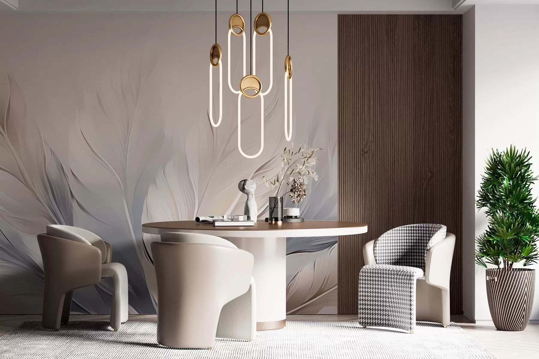 wall murals Ваздушно светло перје w02213