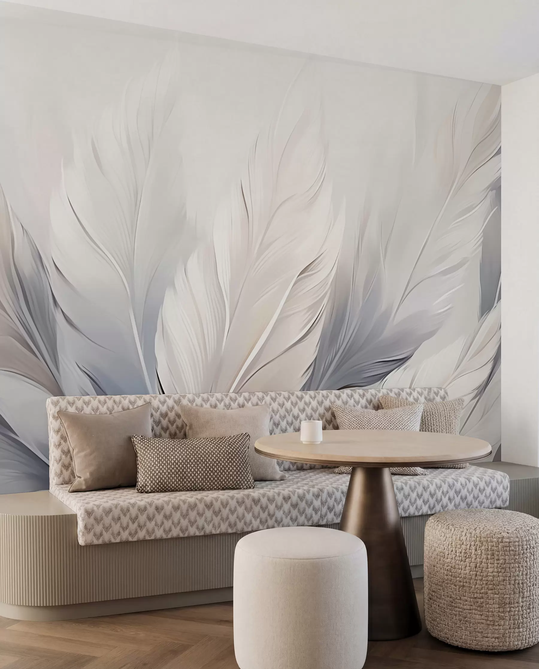 wall murals Ваздушно светло перје w02213