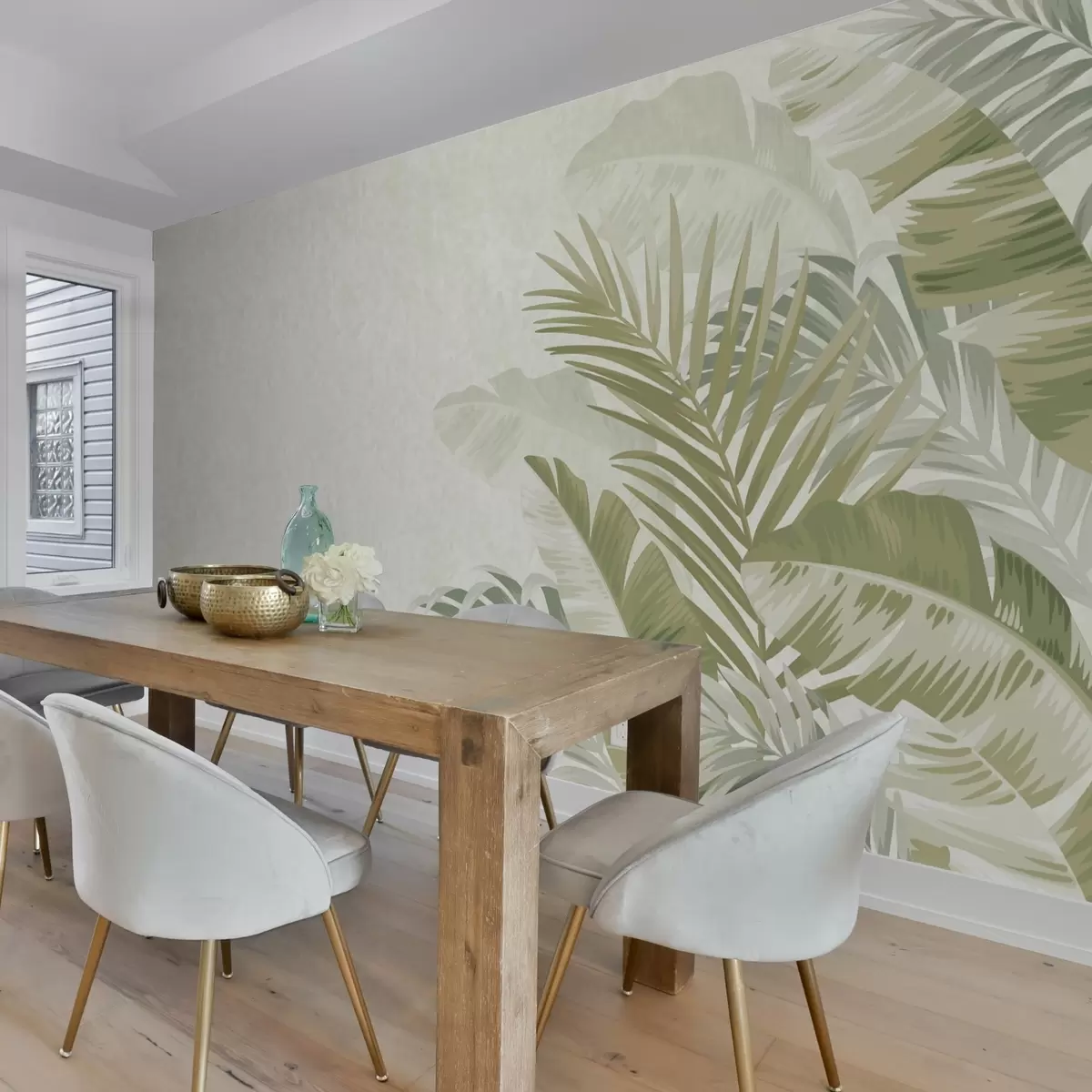 wall murals Зелено палмино лишће w02391