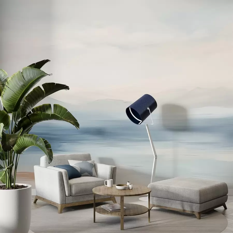 wall murals Минималистички морски пејзаж w02409
