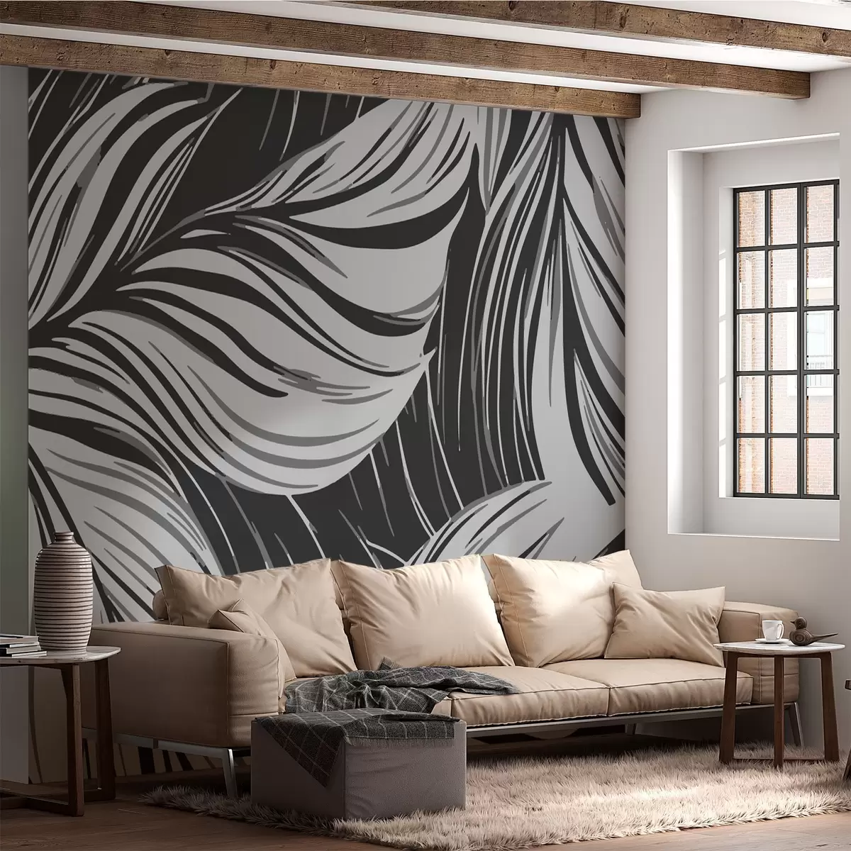 wall murals Леаф паттерн w02415v1