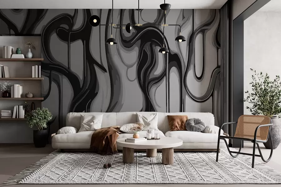 wall murals Апстрактне линије w02421v1