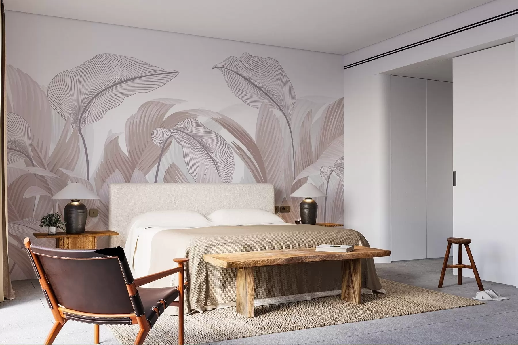 wall murals Бујно лишће w02508v1