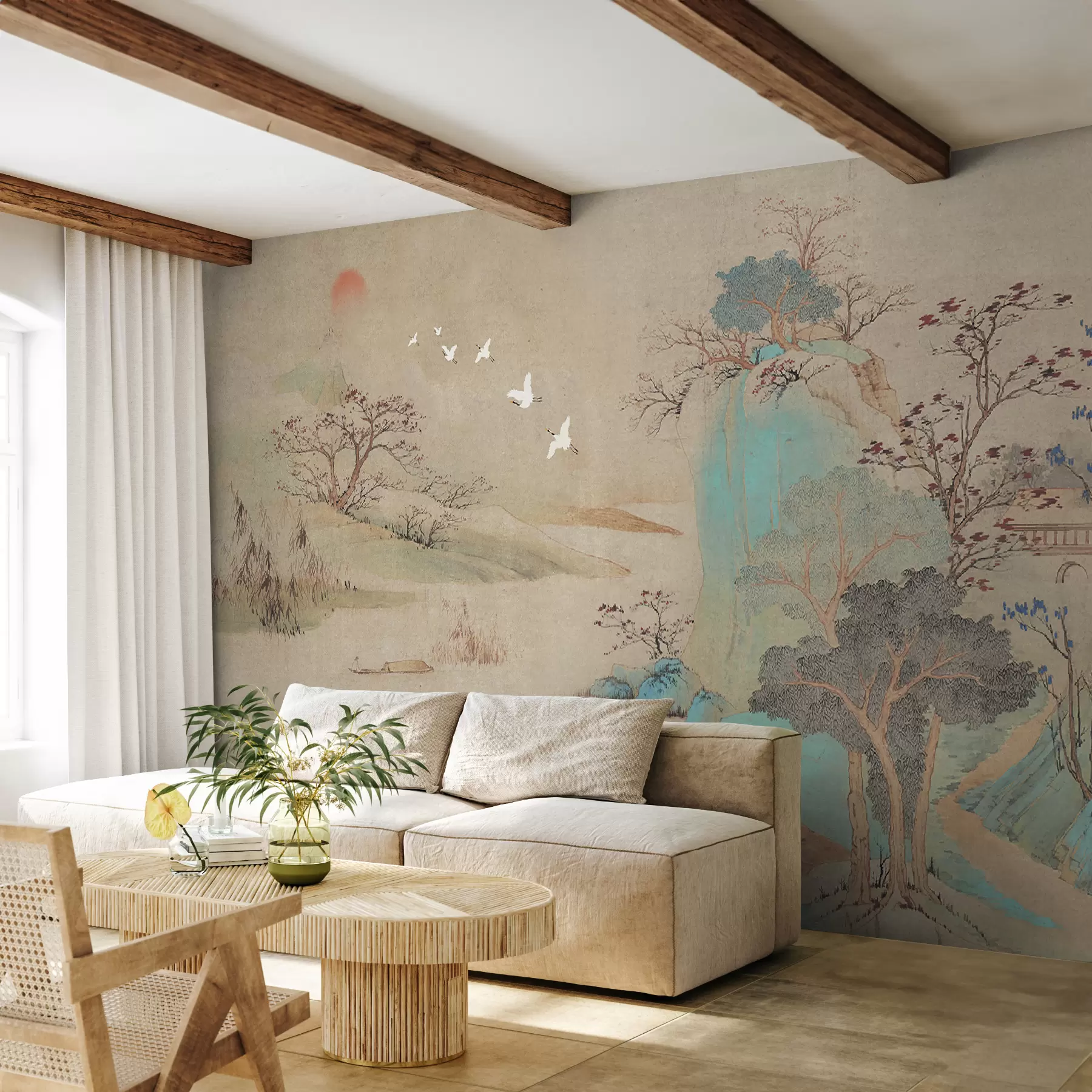 wall murals Пејзаж у кинеском стилу u42038