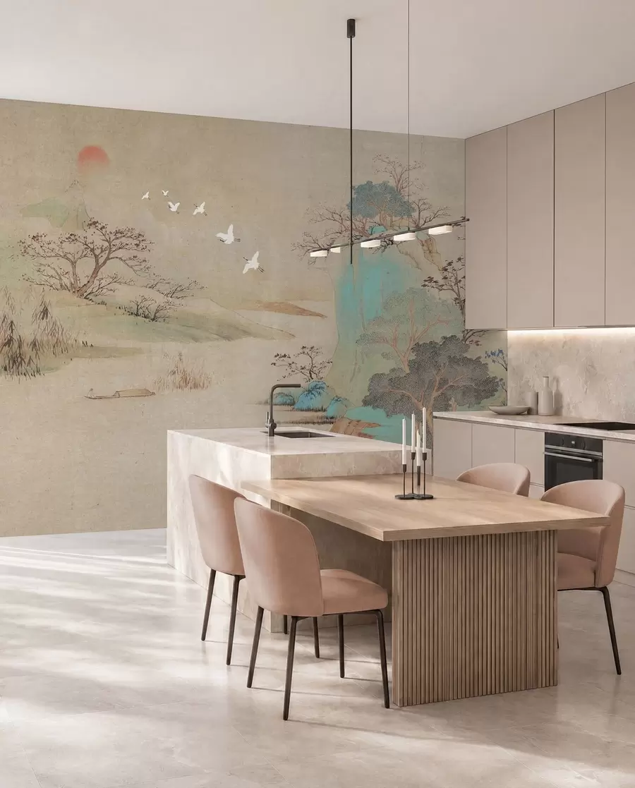 wall murals Пејзаж у кинеском стилу u42038