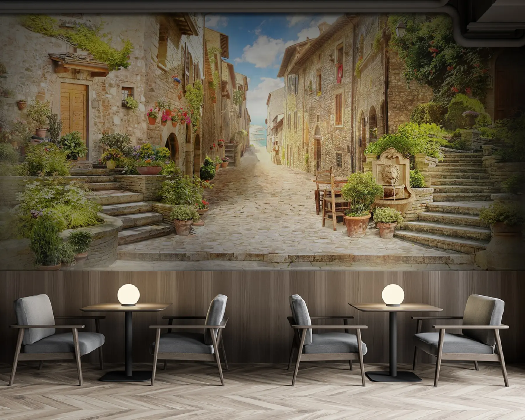 wall murals Постројење, зграда и имовина u42397