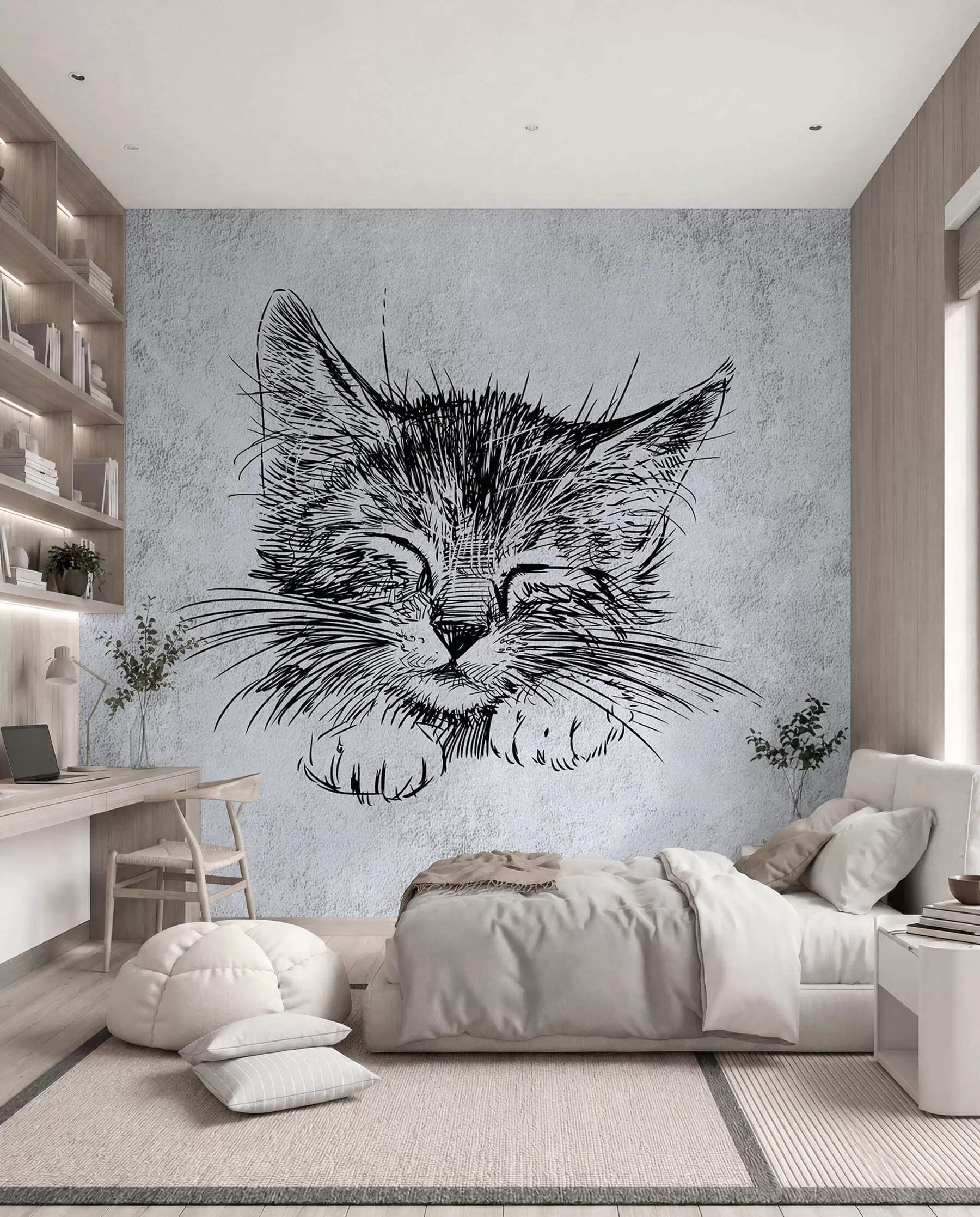 wall murals Мачка, фелидае и месождер u43536
