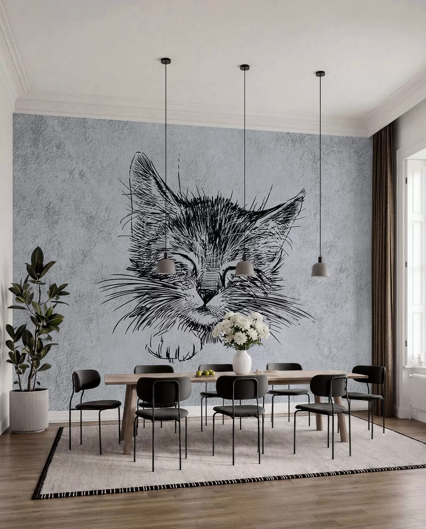 wall murals Мачка, фелидае и месождер u43536