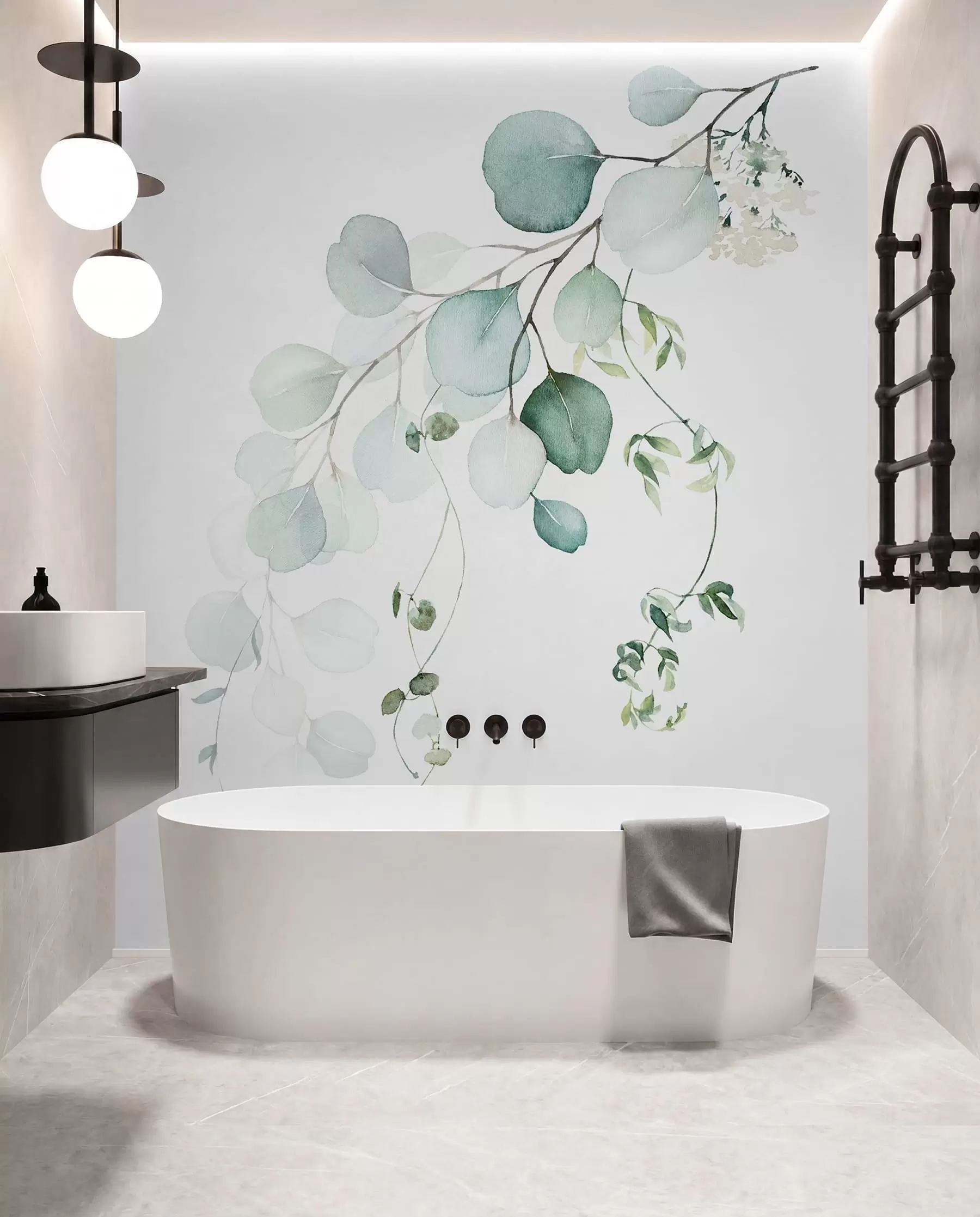 wall murals Подружница са лишћем u51026