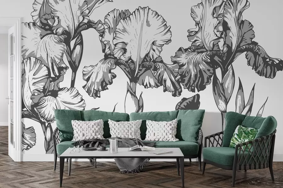 wall murals Графичке слике ириса w02526