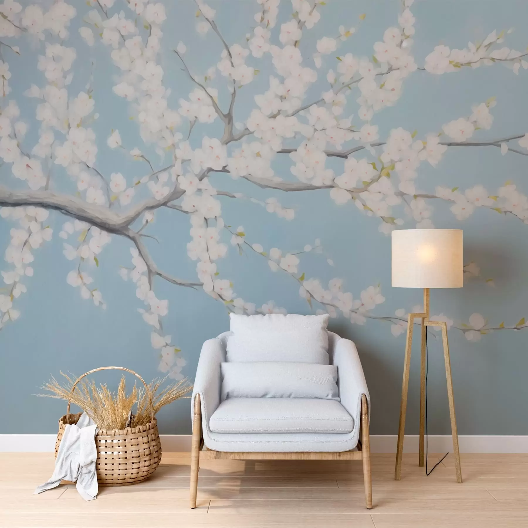 wall murals Грана пролећног цвета трешње w08543