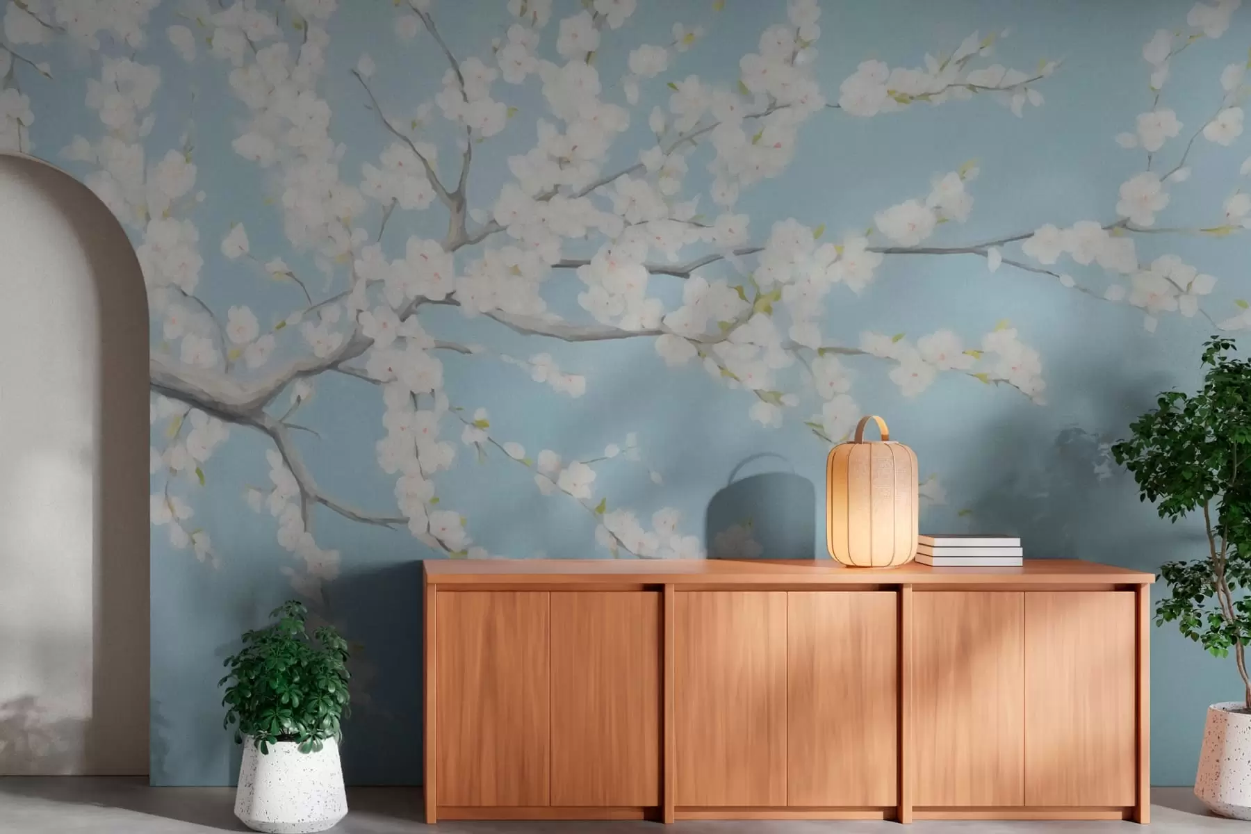 wall murals Грана пролећног цвета трешње w08543