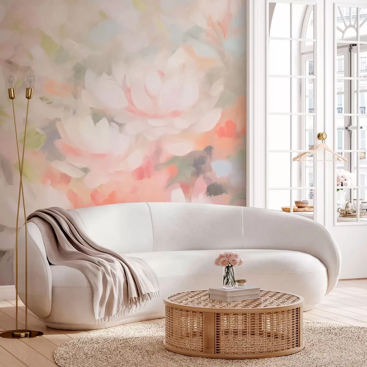 wall murals Ружичасто цвеће w08547