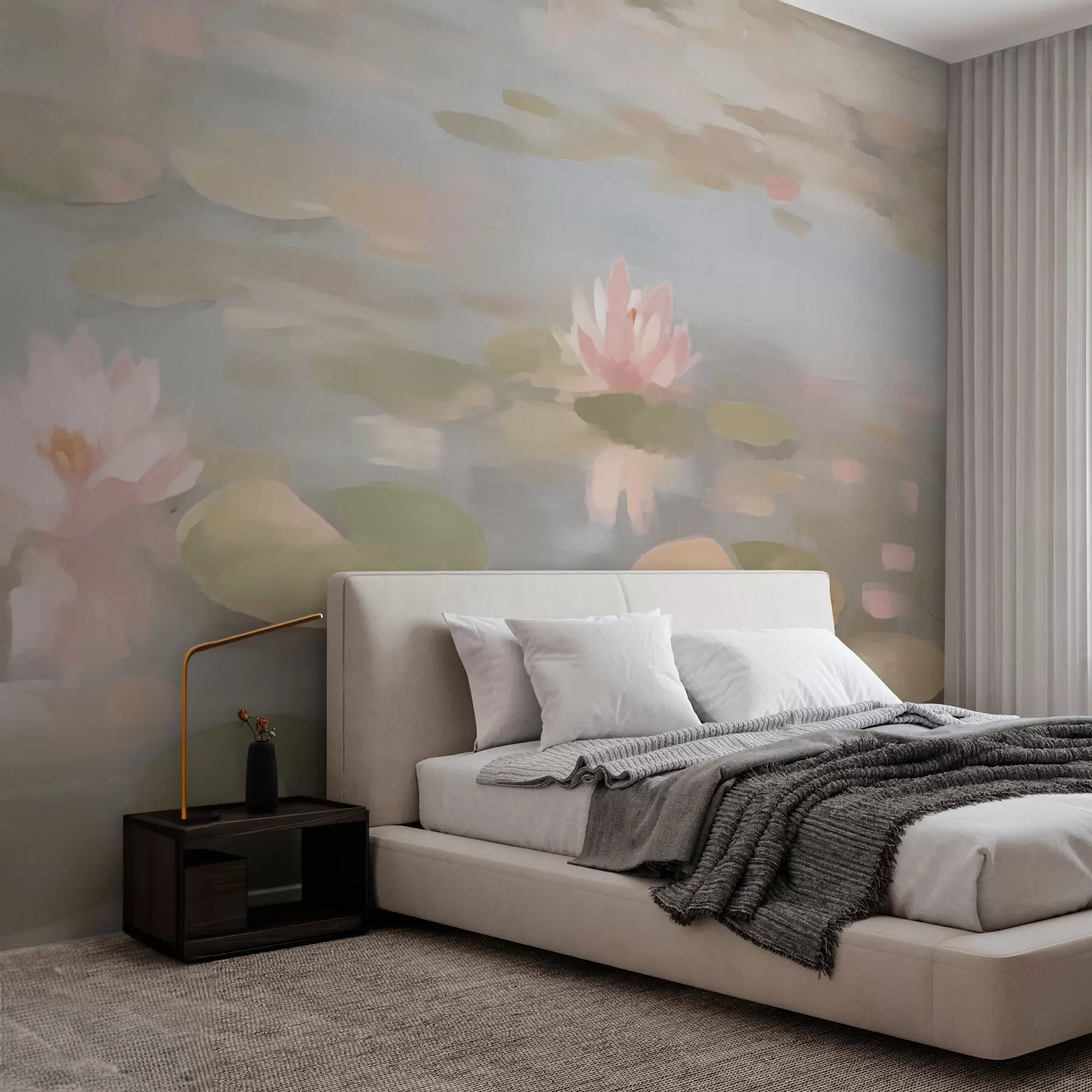 wall murals Цветови локвања w08548v1