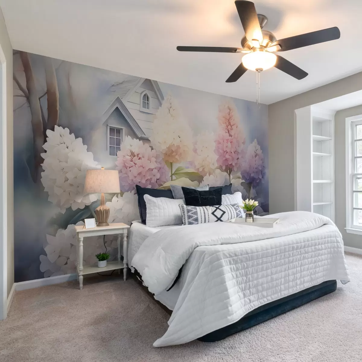 wall murals Зумбул у башти имитација акварела w02592