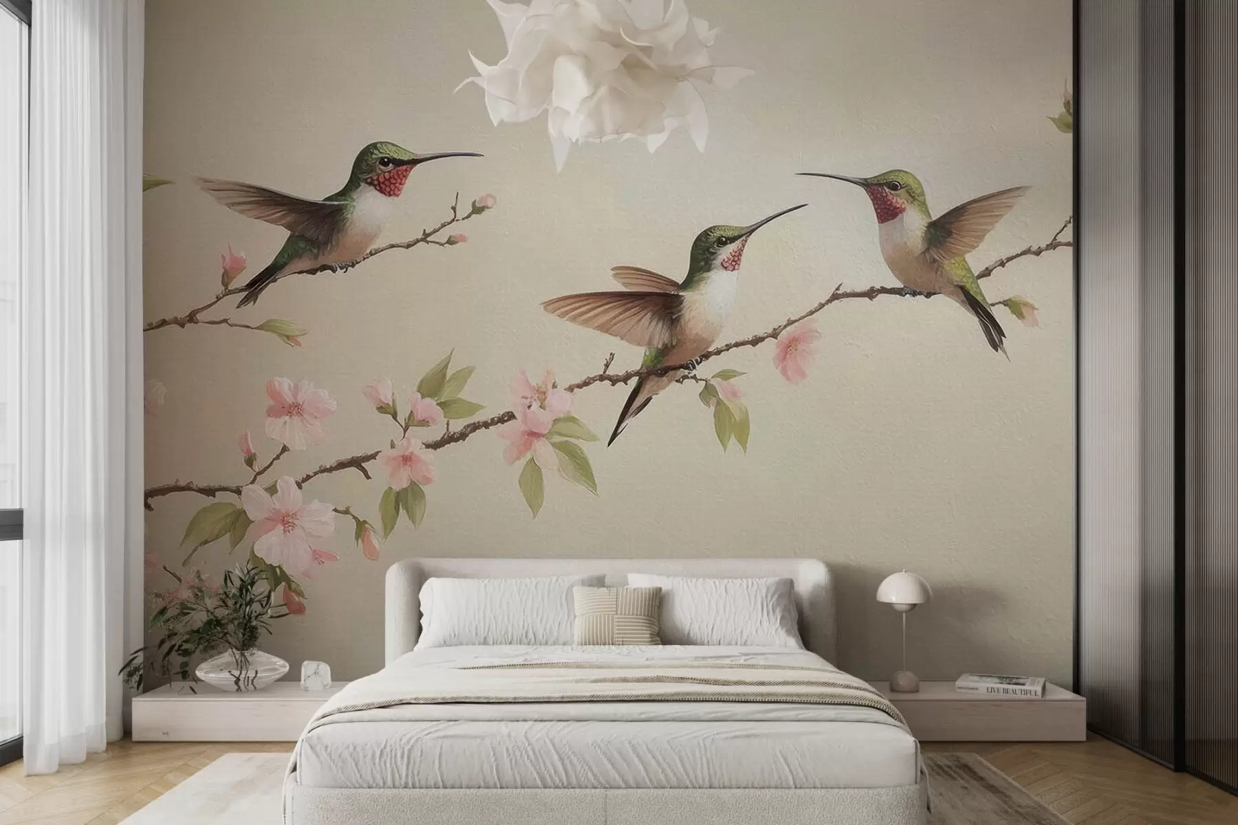 wall murals Три колибрија w08515