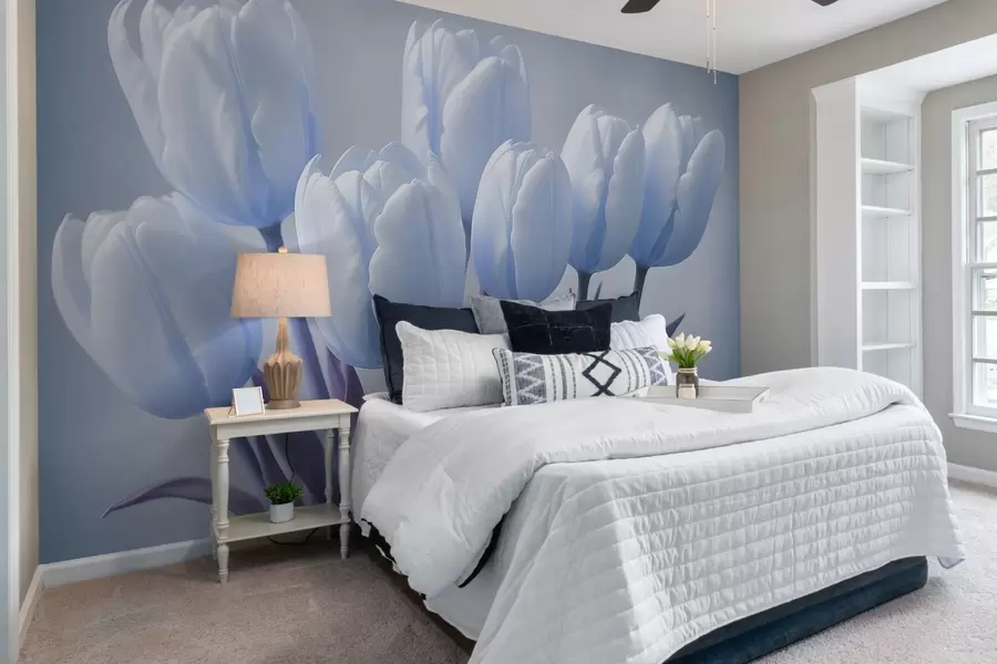 wall murals Деликатни букет лала w02616v1