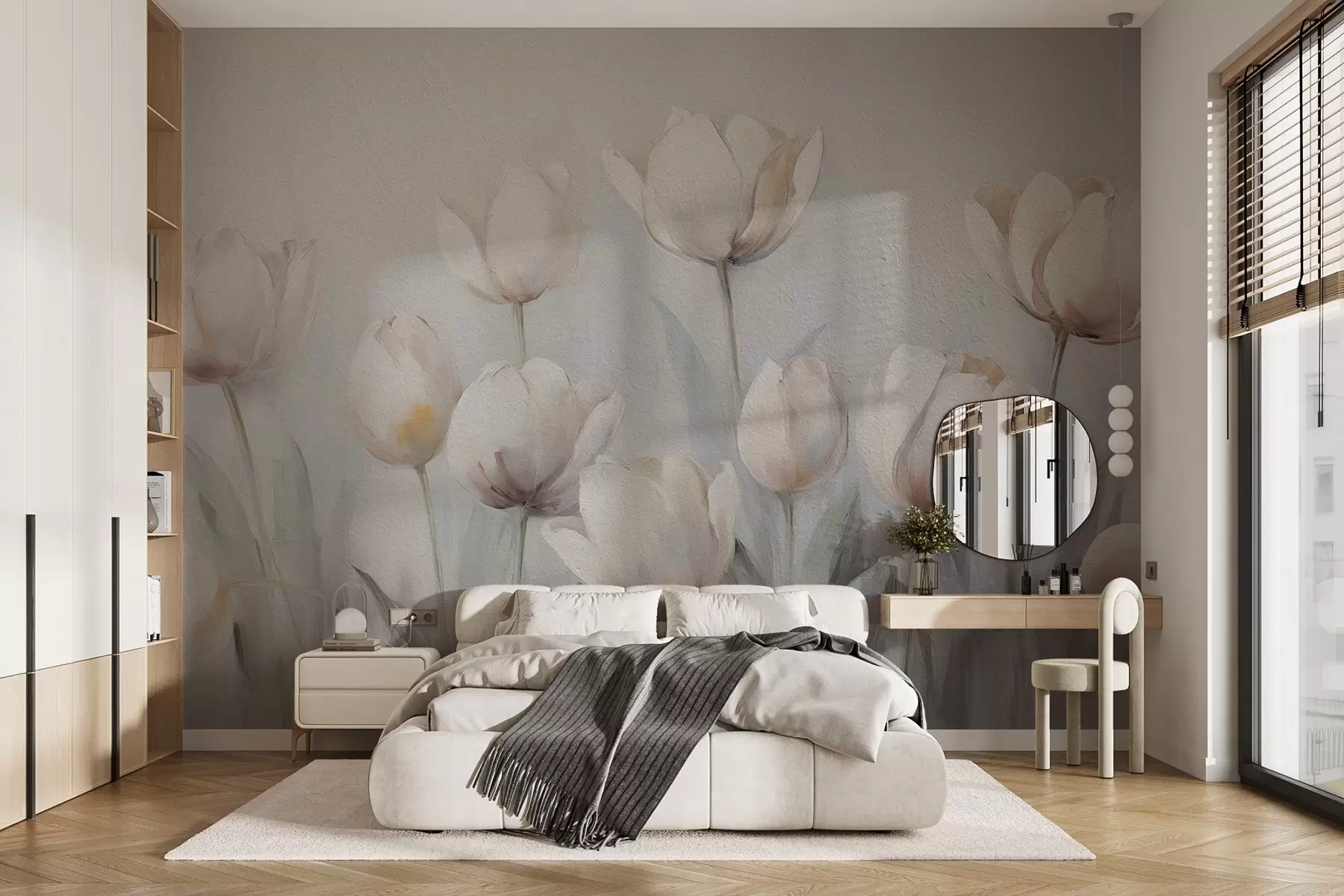 wall murals Тулипани у грунге стилу w02618