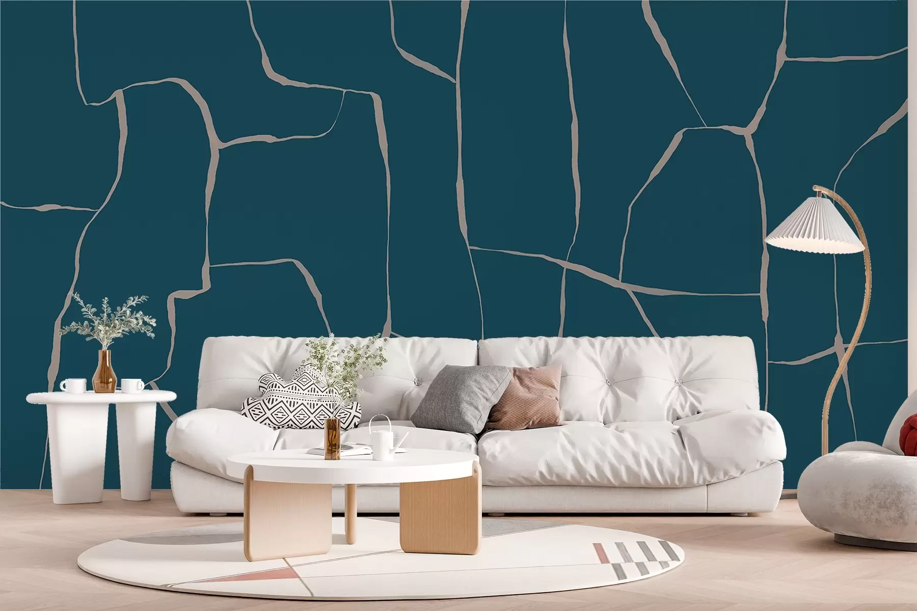 wall murals Апстрактне линије w08574v2