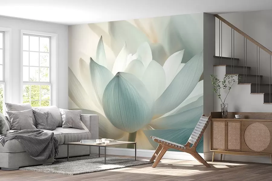 wall murals Елегантан лотос у деликатним нијансама w08487