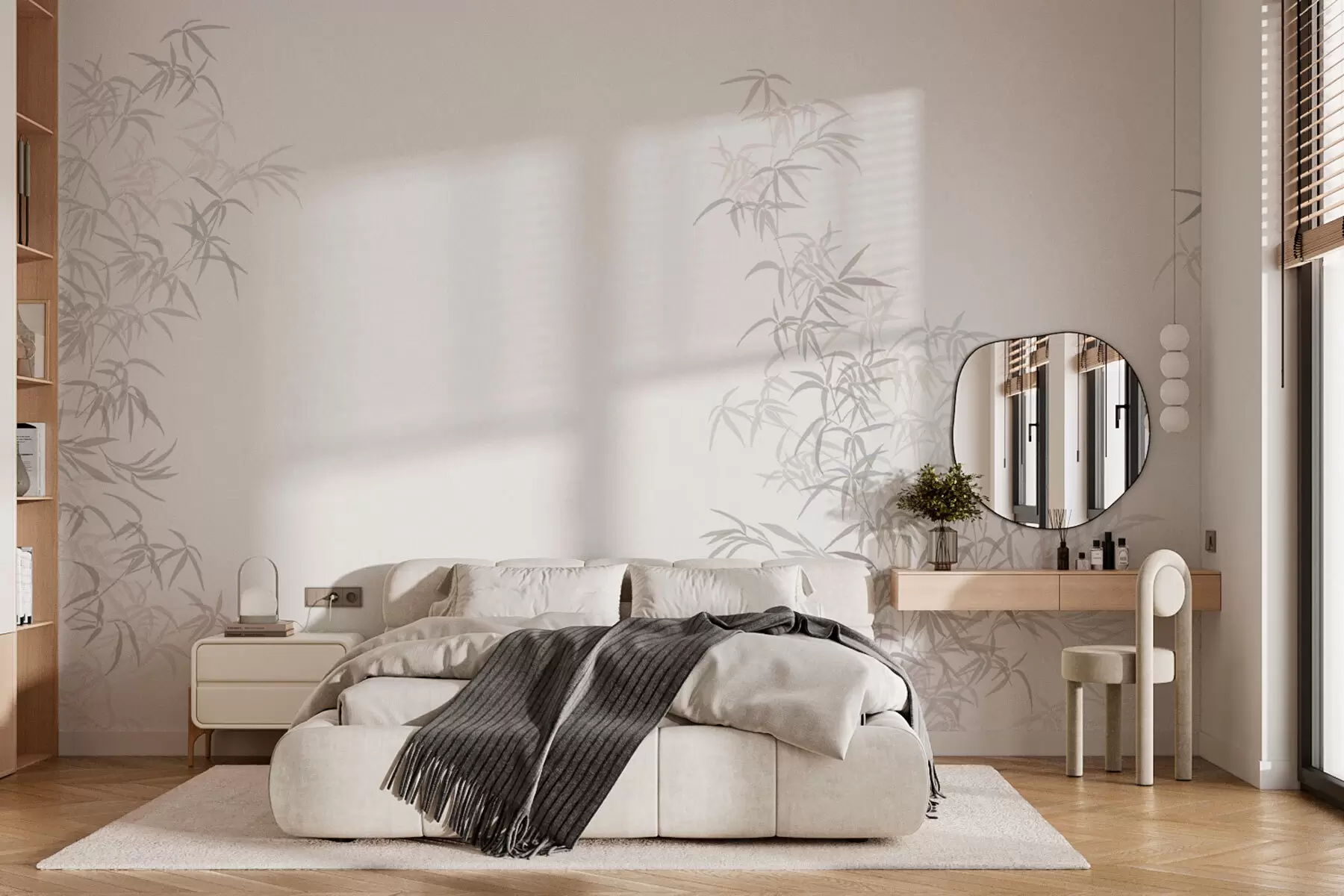 wall murals Изреке о бамбусовом минимализму w08555