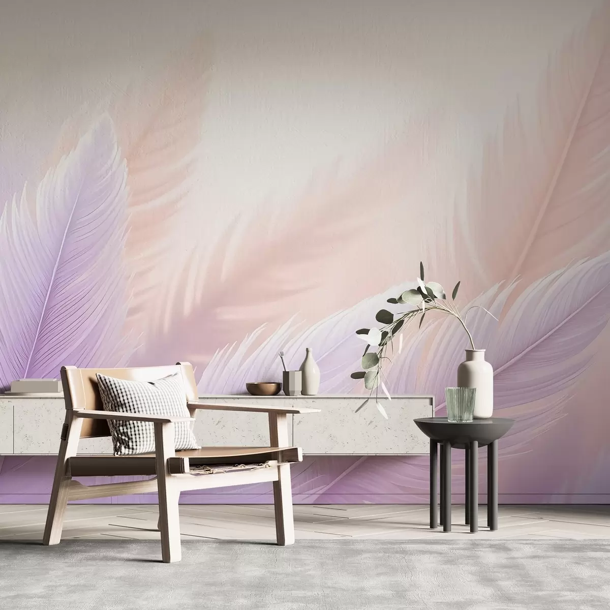 wall murals Волуметријско перје w02604v1