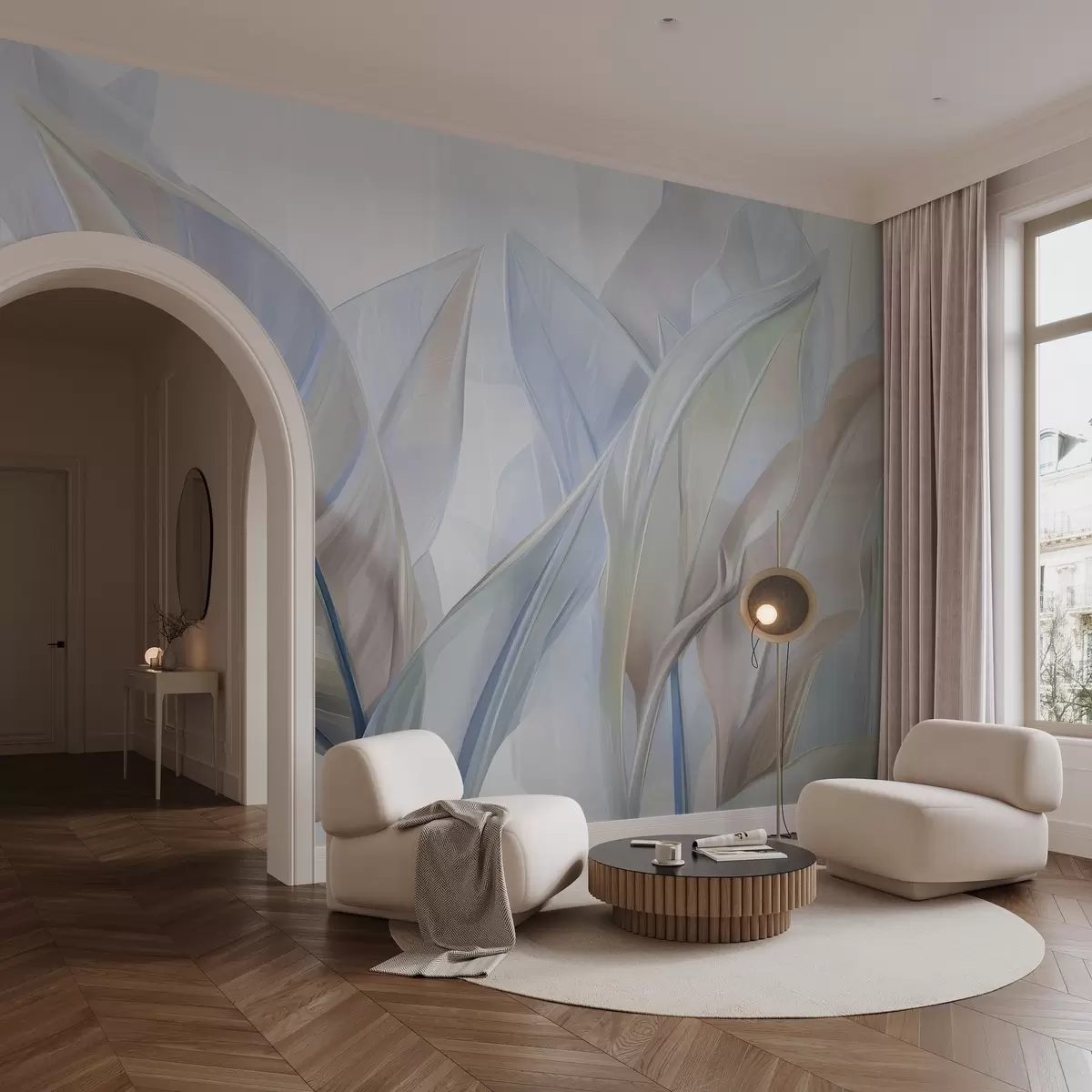 wall murals Стилизовани разнобојни листови w02624v1