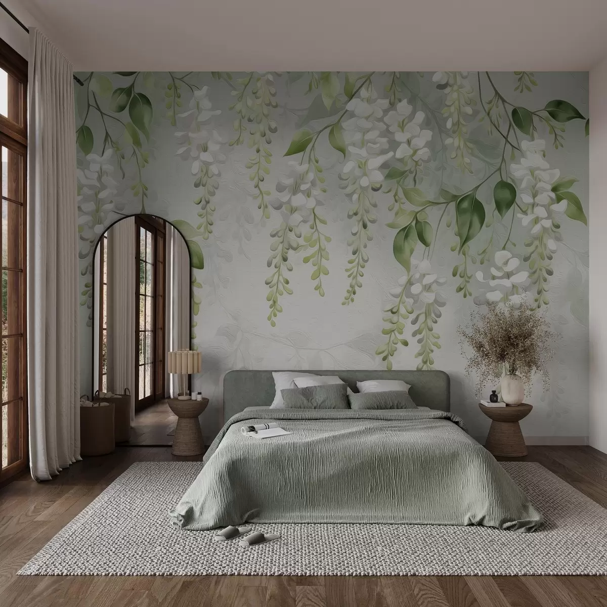 wall murals Стилизоване осликане цветне гране w02627