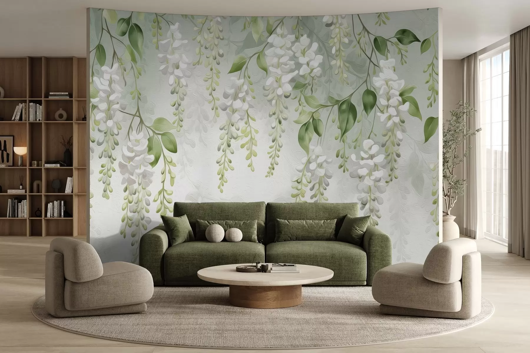 wall murals Стилизоване осликане цветне гране w02627