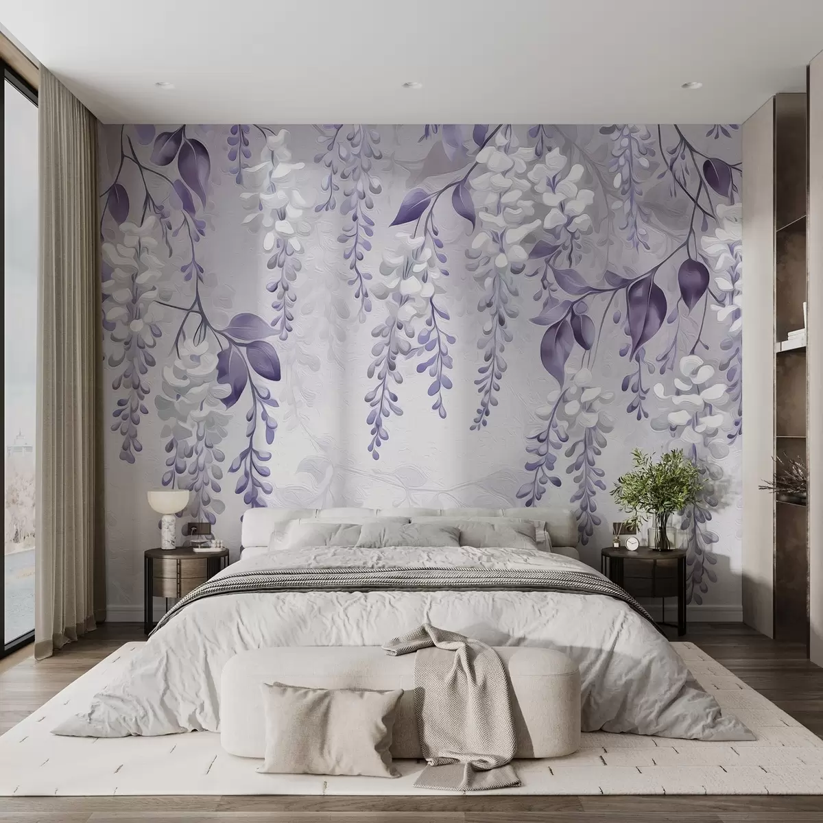 wall murals Стилизоване осликане цветне гране w02627v1