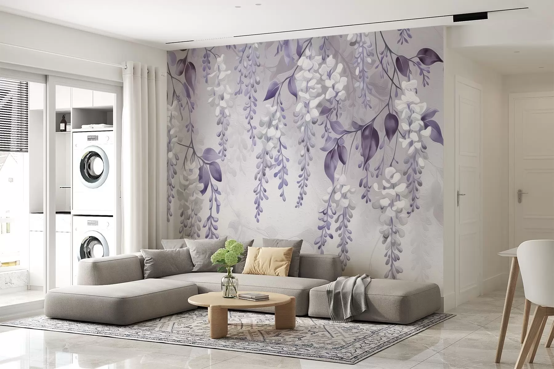 wall murals Стилизоване осликане цветне гране w02627v1