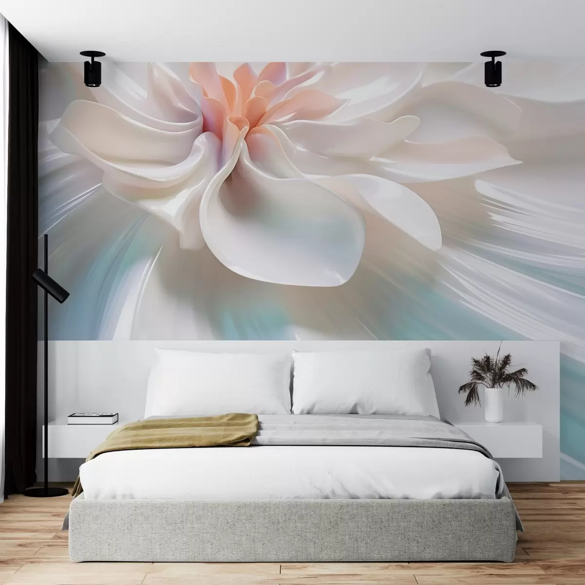 wall murals Волуметријски изврстан цвет w02676