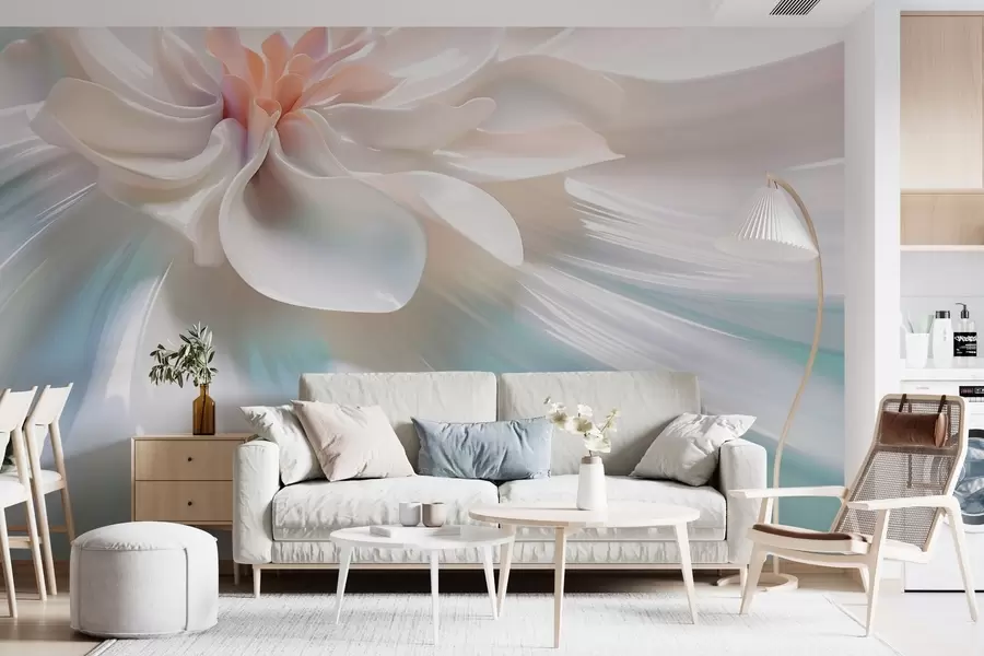 wall murals Волуметријски изврстан цвет w02676