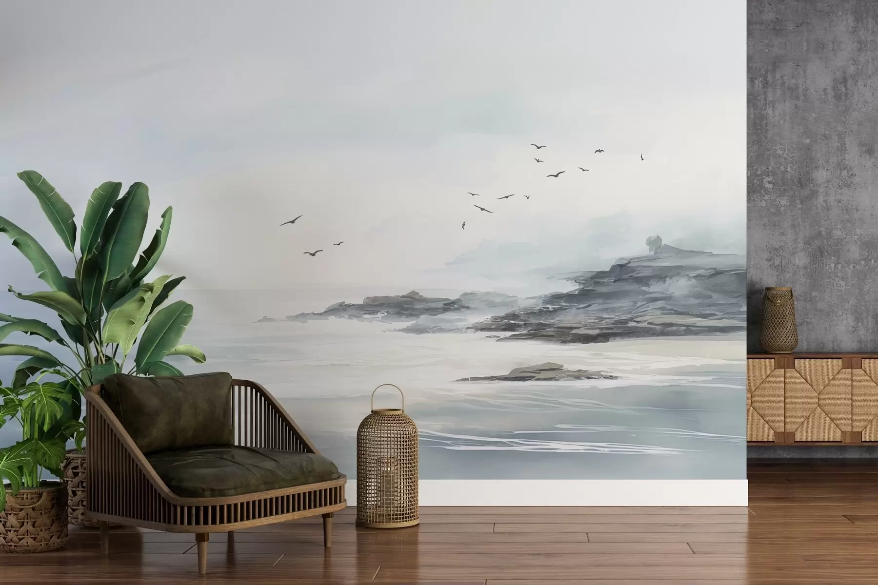 wall murals Мирно сликани пејзаж w02680